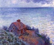 Claude Monet The Coustom s House Germany oil painting reproduction